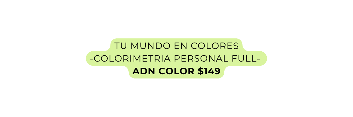 TU MUNDO EN COLORES COLORIMETRIA PERSONAL FULL ADN COLOR 149